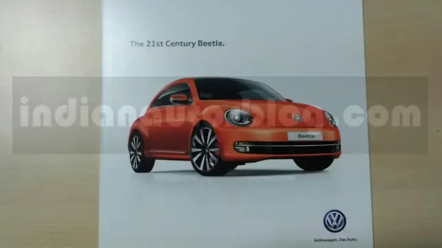 India-bound Volkswagen Beetle brochure leaked India-bound Volkswagen Beetle brochure leaked